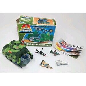Kenner Mega Force Crossbolt Mobile Armored Helipad Triax Army 1989